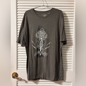 Banana Republic Charcoal Motorcycle Graphic Tee